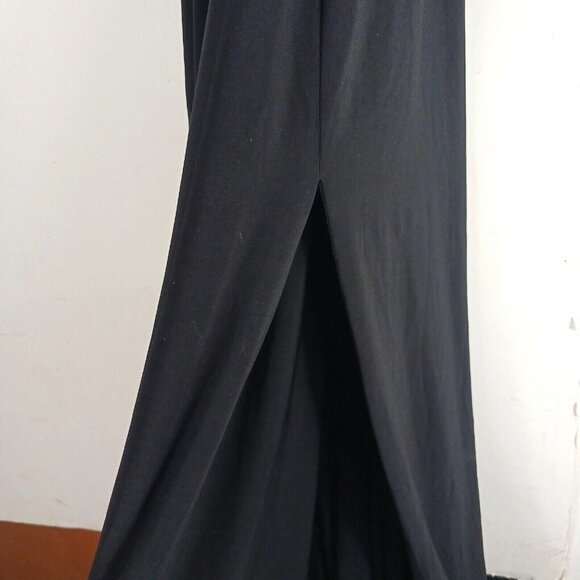 Lauren Ralph Lauren Evening Womens Maxi Gown Dress Colorblock Size 2 Beaded Neck - Picture 6 of 10